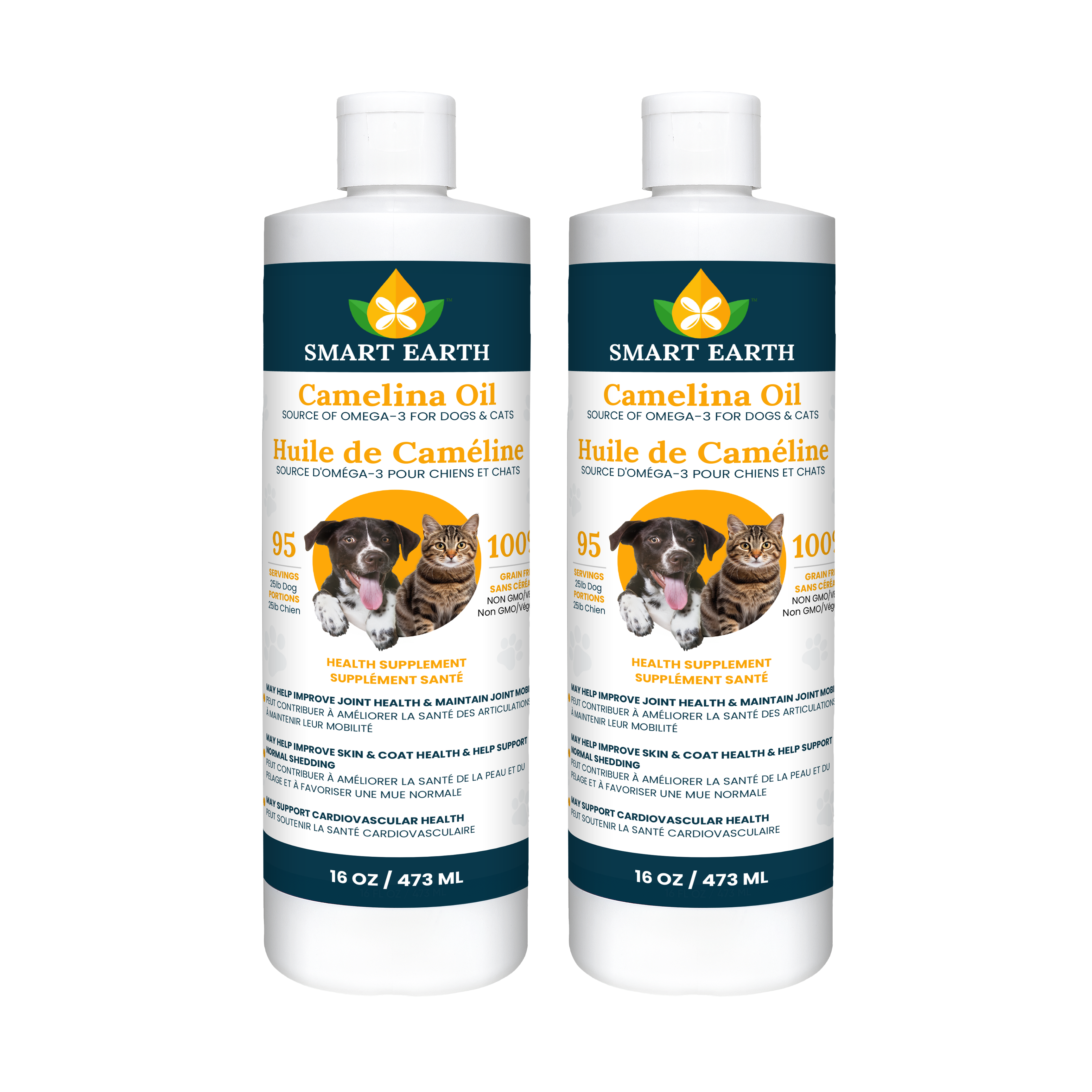Camelina Oil for Canine - 16oz - 2 Pack